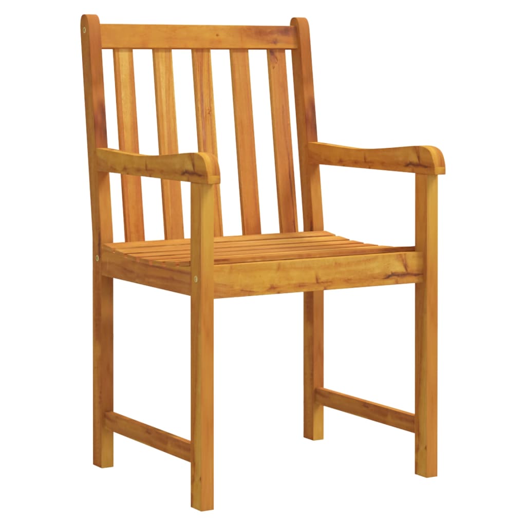 vidaXL Garden Chairs 2 pcs Solid Acacia Wood