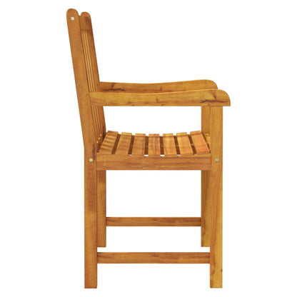vidaXL Garden Chairs 2 pcs Solid Acacia Wood