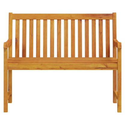 vidaXL Garden benches 1-Seater 110 x 55.5 x 90 cm Solid Acacia Wood