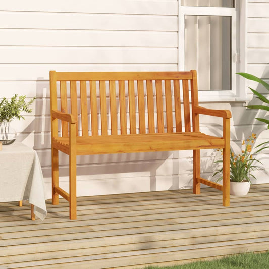 vidaXL Garden benches 1-Seater 110 x 55.5 x 90 cm Solid Acacia Wood