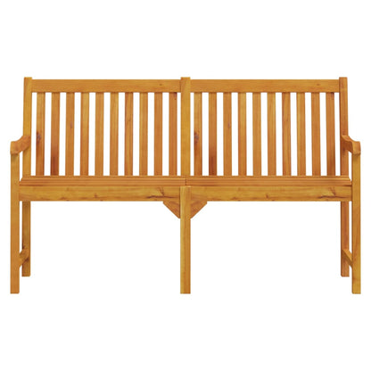 vidaXL Garden benches 1-Seater 150 x 55.5 x 90 cm Solid Acacia Wood