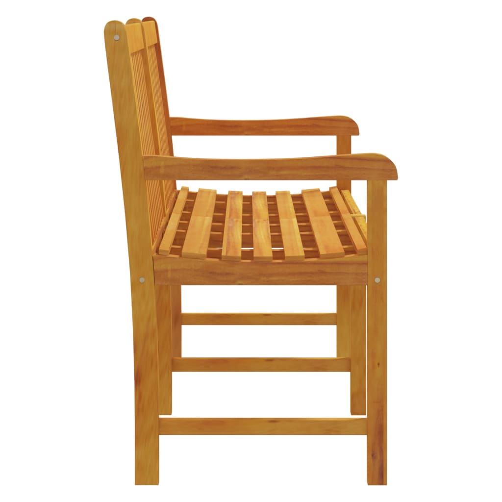 vidaXL Garden benches 1-Seater 150 x 55.5 x 90 cm Solid Acacia Wood