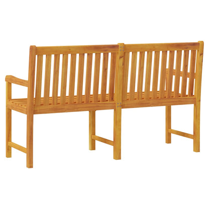 vidaXL Garden benches 1-Seater 150 x 55.5 x 90 cm Solid Acacia Wood