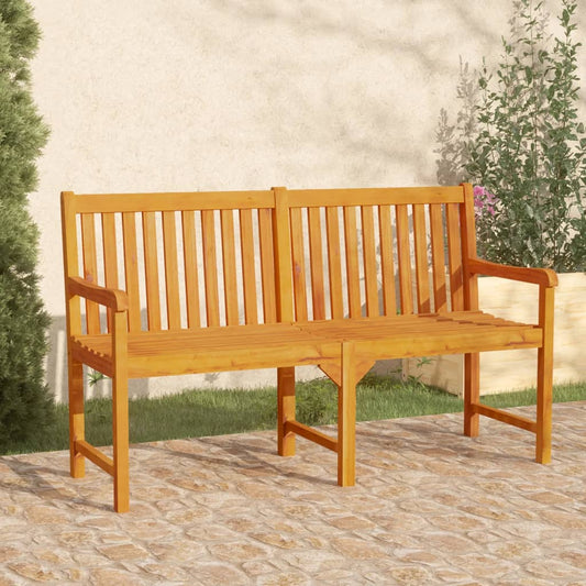 vidaXL Garden benches 1-Seater 150 x 55.5 x 90 cm Solid Acacia Wood