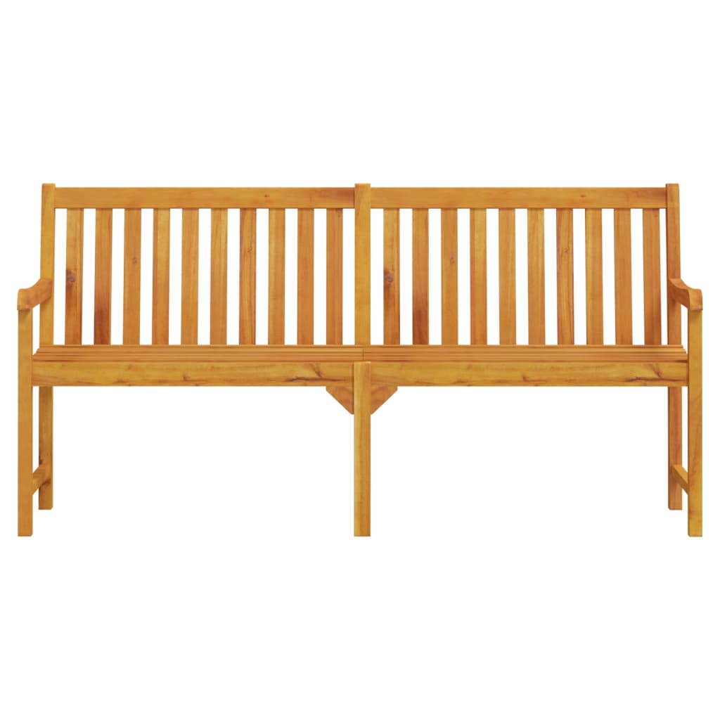 vidaXL Garden benches 1-Seater 180 x 55.5 x 90 cm Solid Acacia Wood