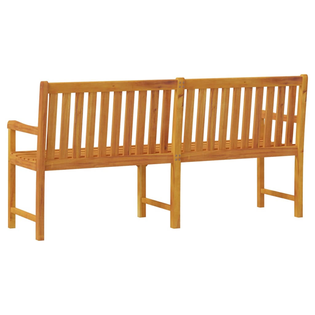 vidaXL Garden benches 1-Seater 180 x 55.5 x 90 cm Solid Acacia Wood