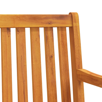 vidaXL Garden benches 1-Seater 180 x 55.5 x 90 cm Solid Acacia Wood
