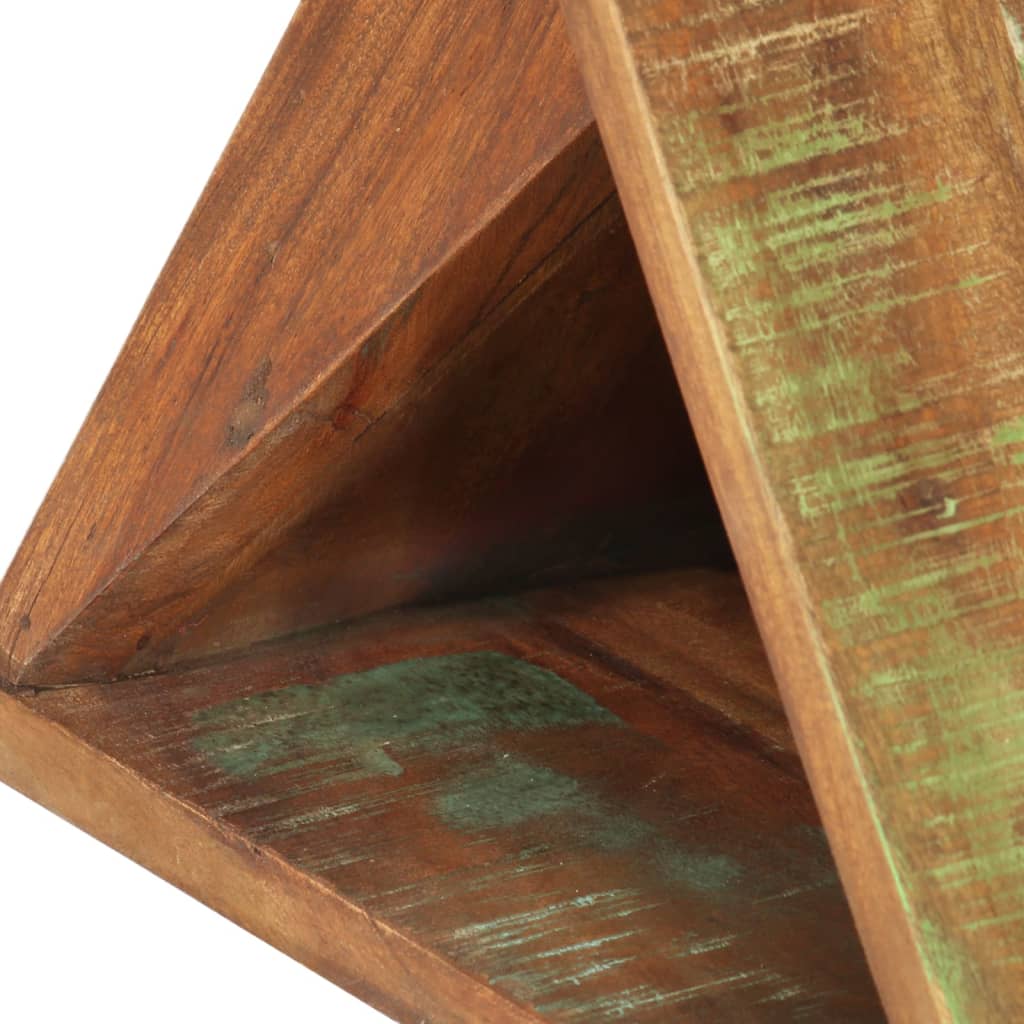 vidaXL Side Table 35x35x55 cm Solid Wood Reclaimed