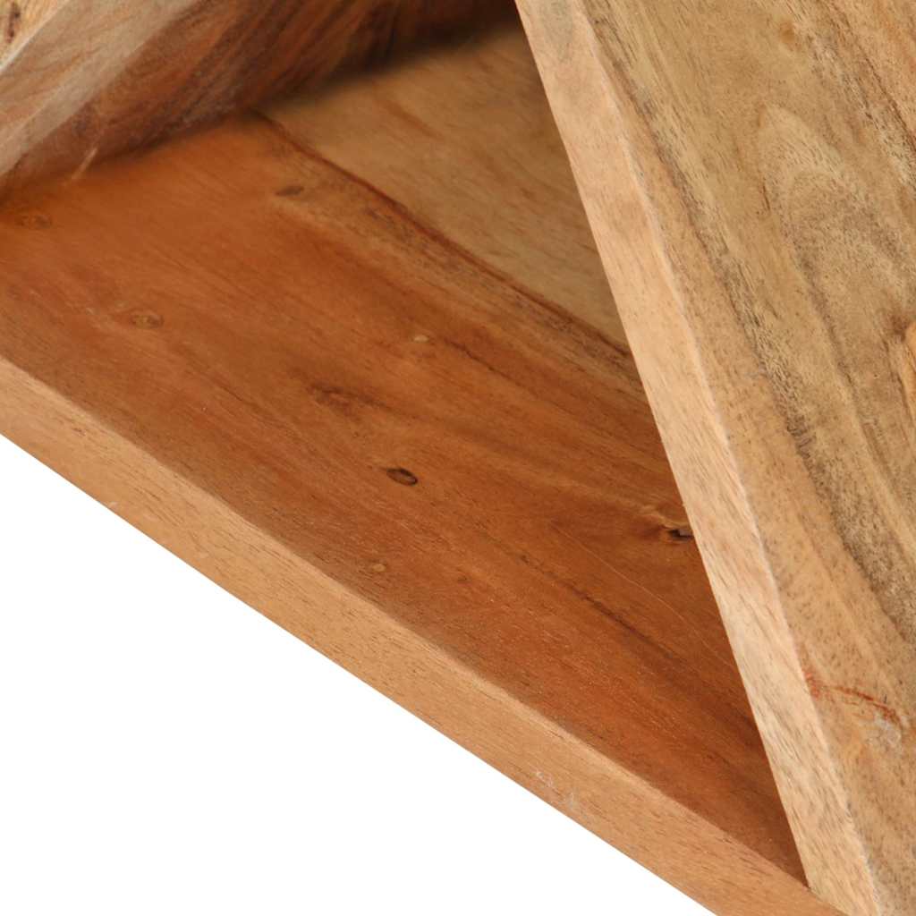 vidaXL Side Table 35x35x55 cm Solid Wood Acacia
