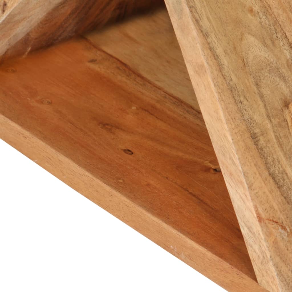 vidaXL Side Table 35x35x55 cm Solid Wood Acacia