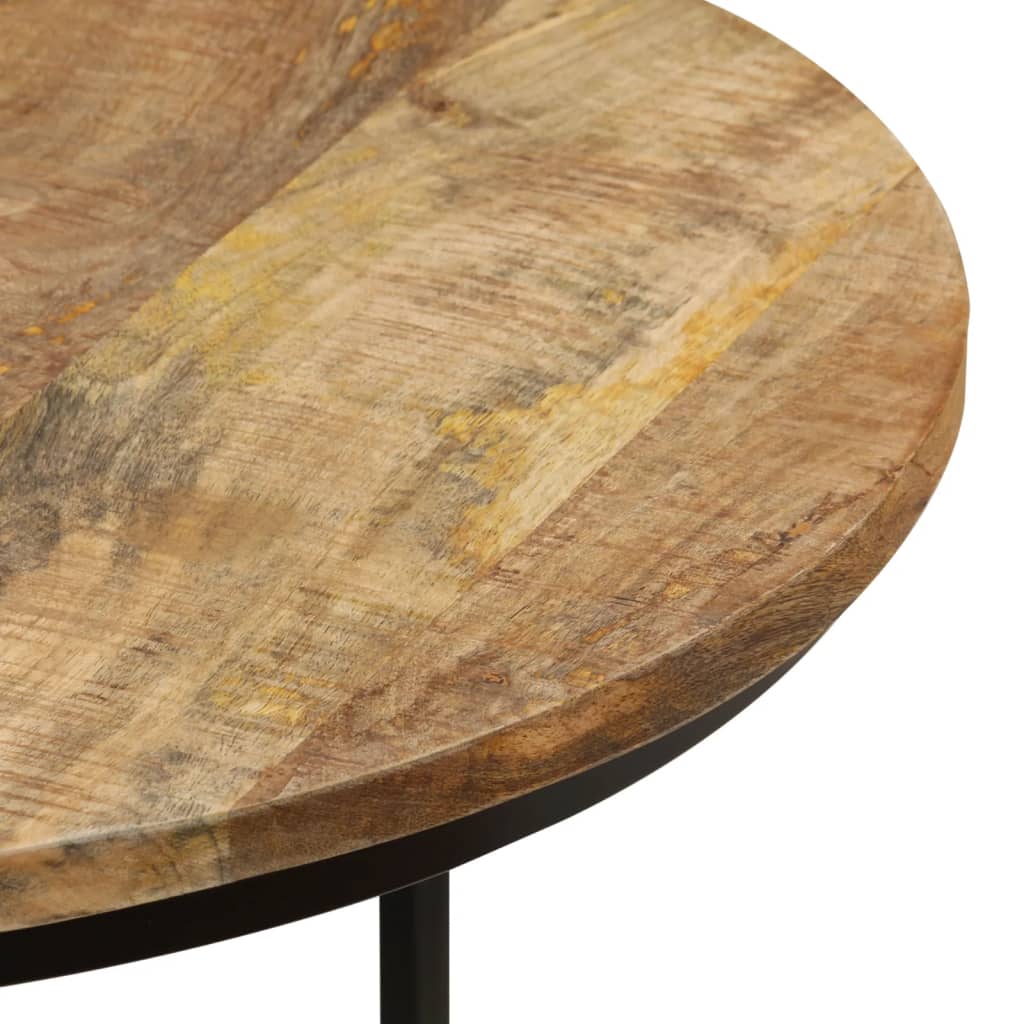 vidaXL Nesting Tables 3 pcs Rough Mango Wood