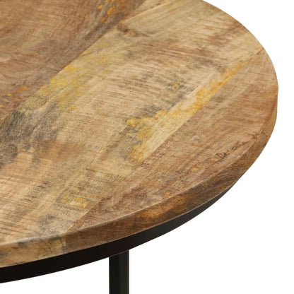 vidaXL Nesting Tables 3 pcs Rough Mango Wood