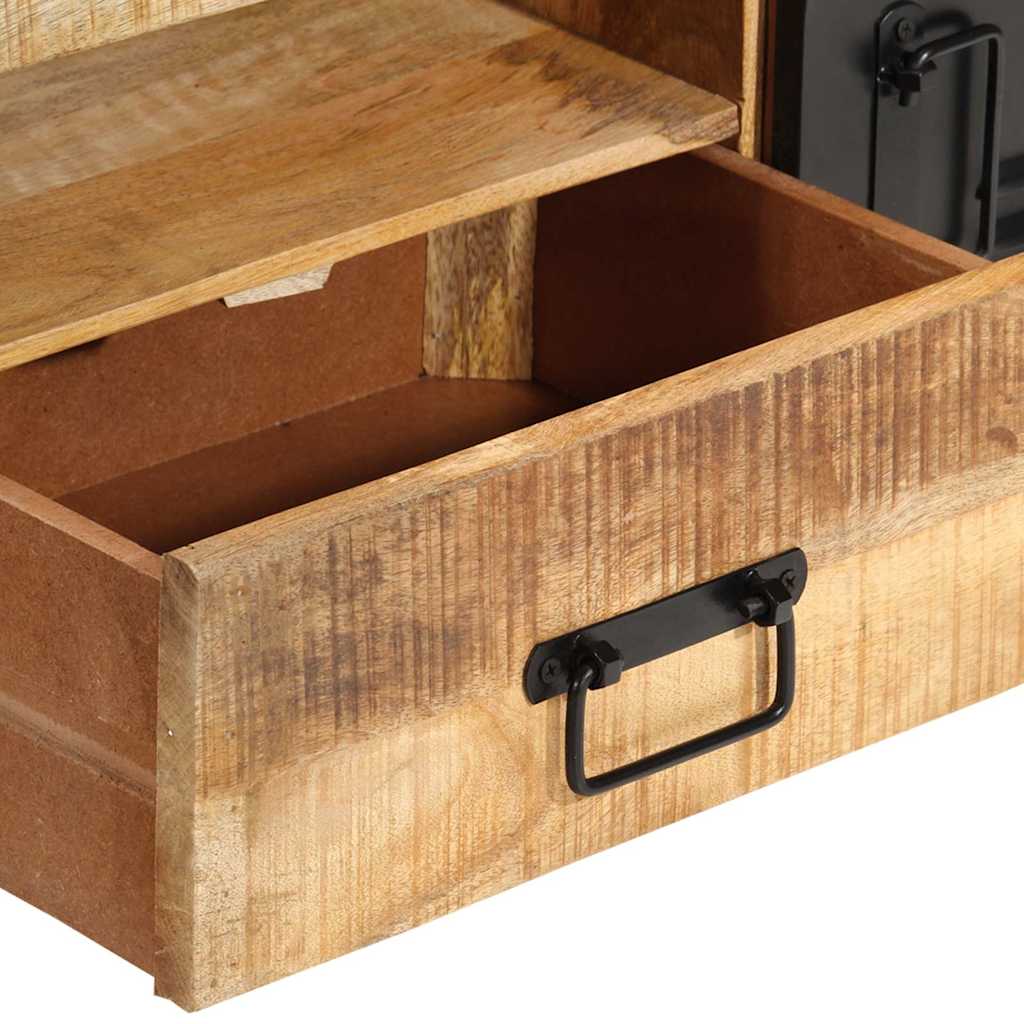 vidaXL TV Cabinet 120x30x40 cm Solid Wood Mango