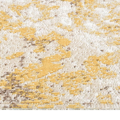 vidaXL Outdoor Rug Flatweave 80x150 cm Yellow
