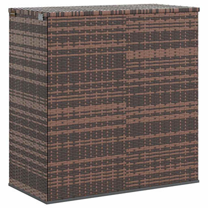 317224 vidaXL Garden Cushion Box PE Rattan 100x49x103,5 cm Brown