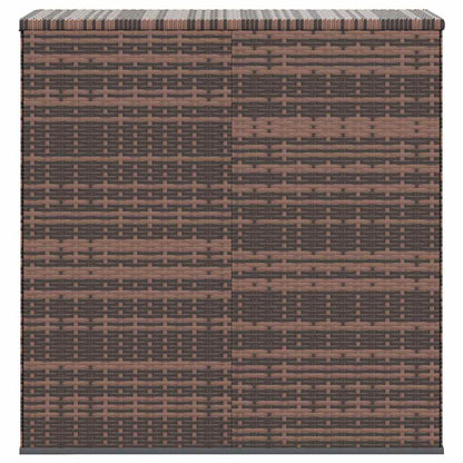 317224 vidaXL Garden Cushion Box PE Rattan 100x49x103,5 cm Brown