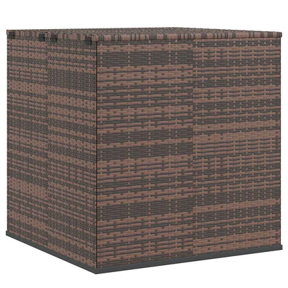 vidaXL Cushion Box | Brown Gradient | PE Rattan | Large | Cushion Box