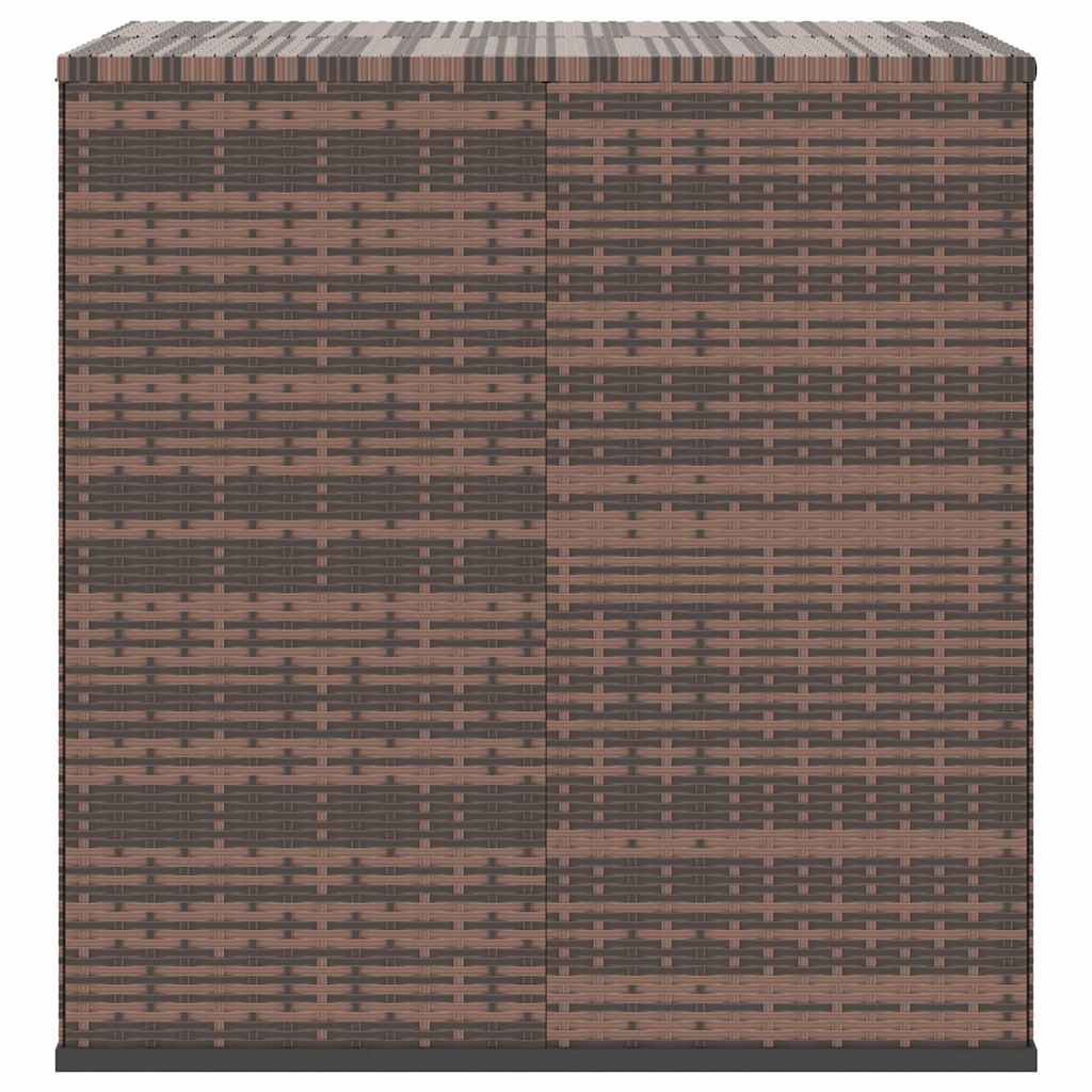 vidaXL Cushion Box | Brown Gradient | PE Rattan | Large | Cushion Box