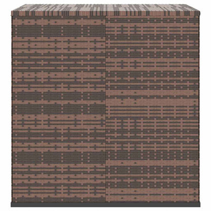 vidaXL Cushion Box | Brown Gradient | PE Rattan | Large | Cushion Box