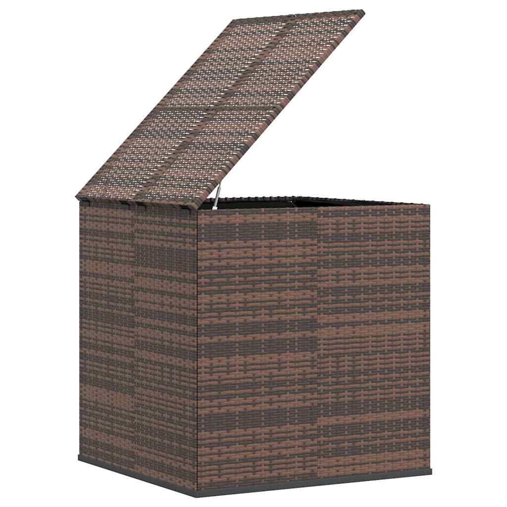 vidaXL Cushion Box | Brown Gradient | PE Rattan | Large | Cushion Box