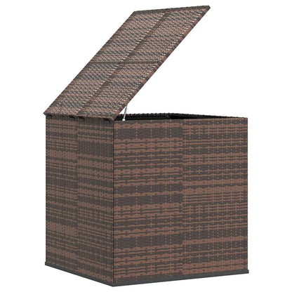 vidaXL Cushion Box | Brown Gradient | PE Rattan | Large | Cushion Box