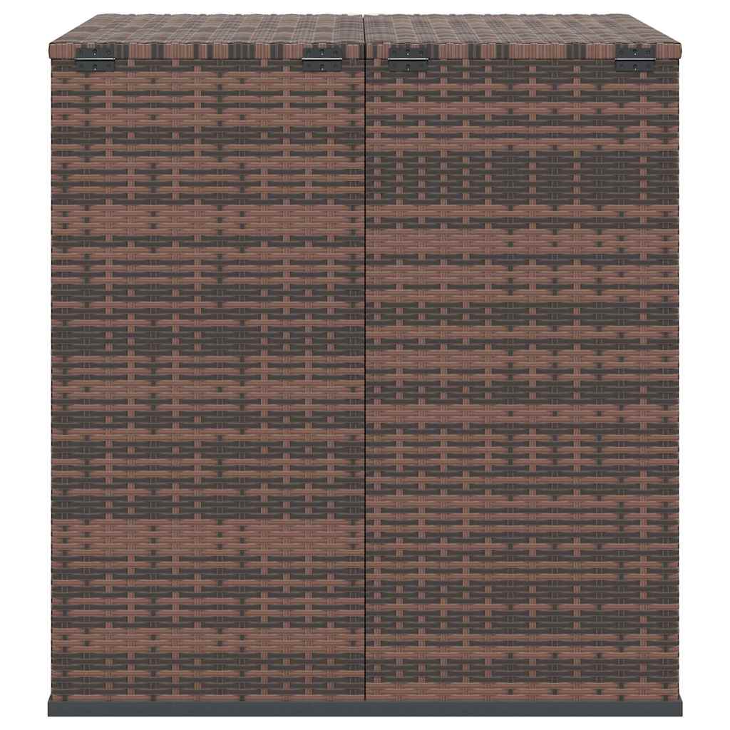 vidaXL Cushion Box | Brown Gradient | PE Rattan | Large | Cushion Box