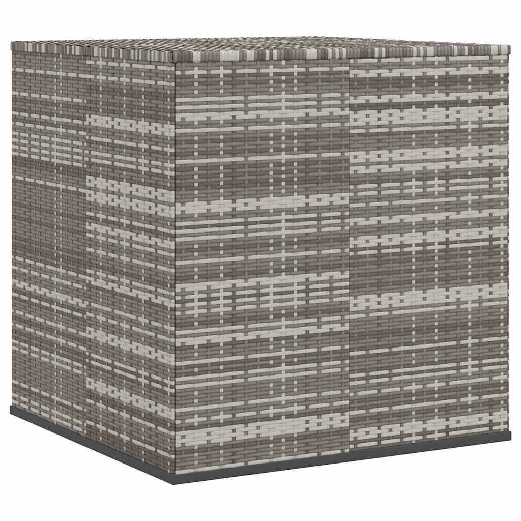 vidaXL Garden Cushion Box PE Rattan 100x97.5x104 cm Grey