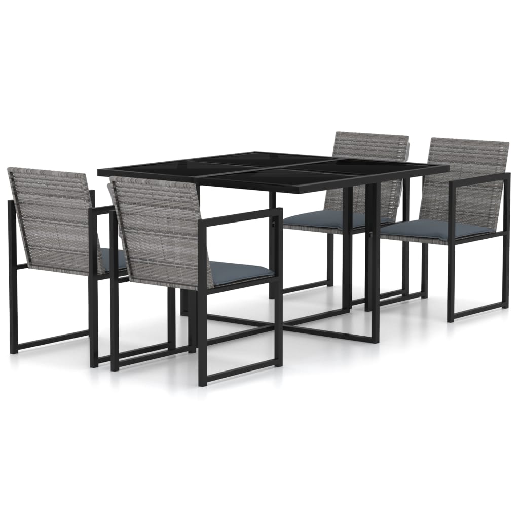 vidaXL Outdoor Dining Set | Grey