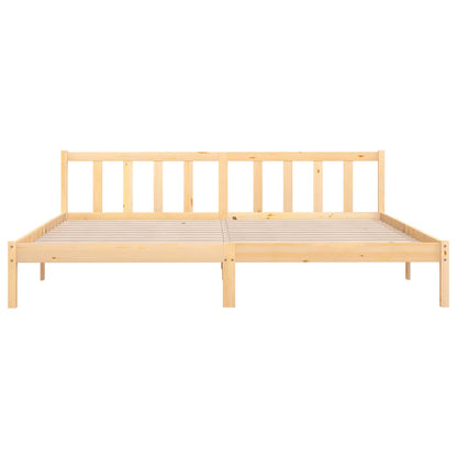 vidaXL Bed Frame without Mattress Solid Wood Super King Size