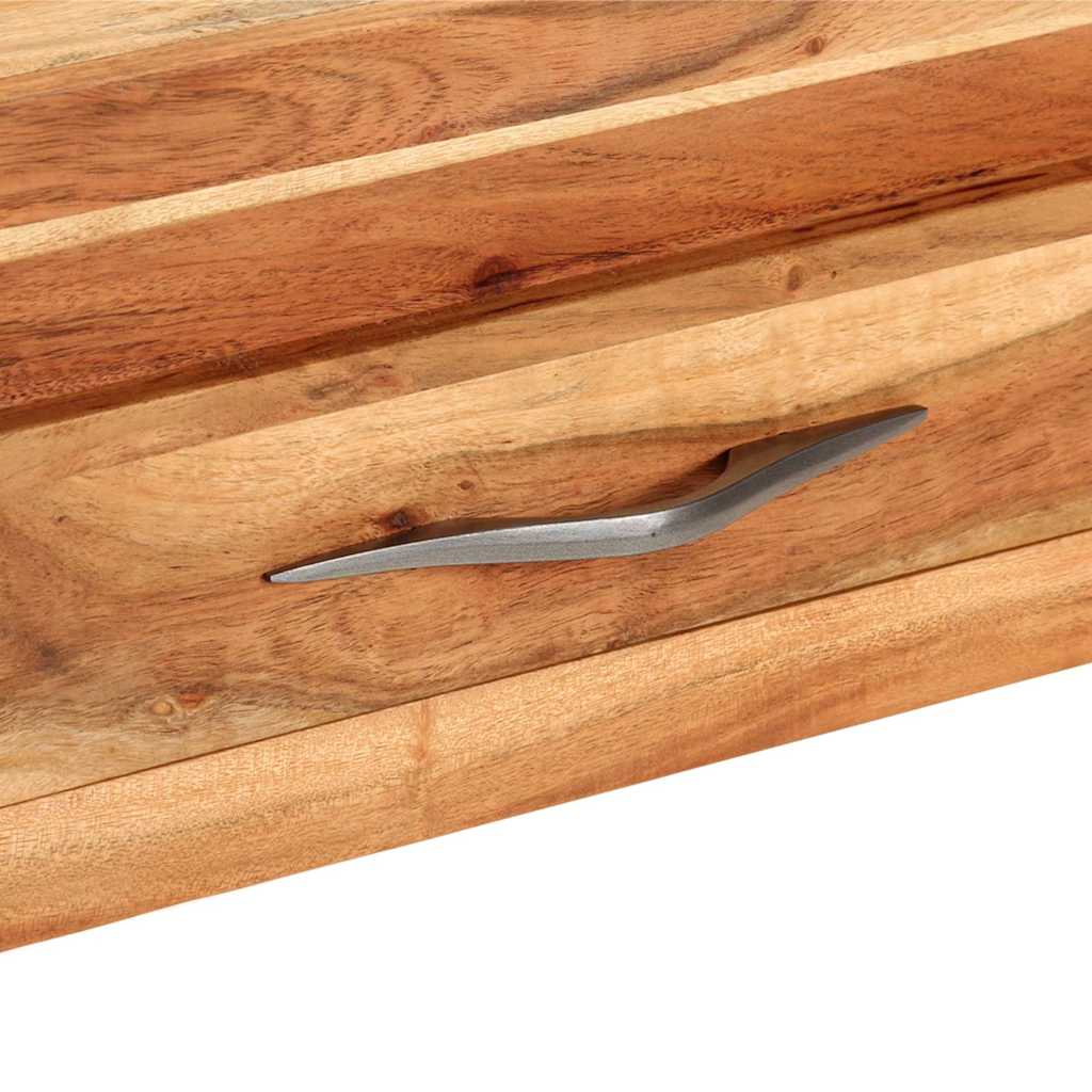 338469 vidaXL Console Table 110x34x74 cm Solid Wood Acacia
