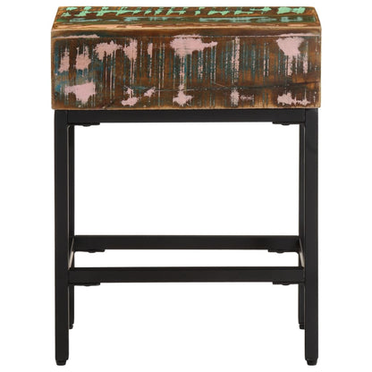 vidaXL Side Table 40x30x51 cm Solid Wood Reclaimed