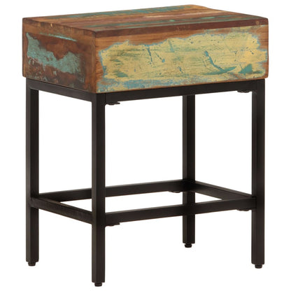vidaXL Side Table 40x30x51 cm Solid Wood Reclaimed