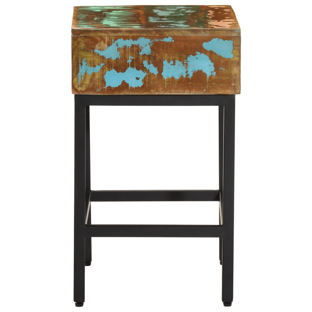 vidaXL Side Table 40x30x51 cm Solid Wood Reclaimed