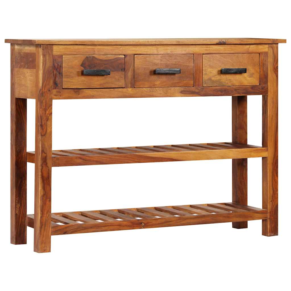 338032 vidaXL Sideboard with 3 Drawers 110x30x80 cm Solid Acacia Wood