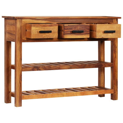 338032 vidaXL Sideboard with 3 Drawers 110x30x80 cm Solid Acacia Wood