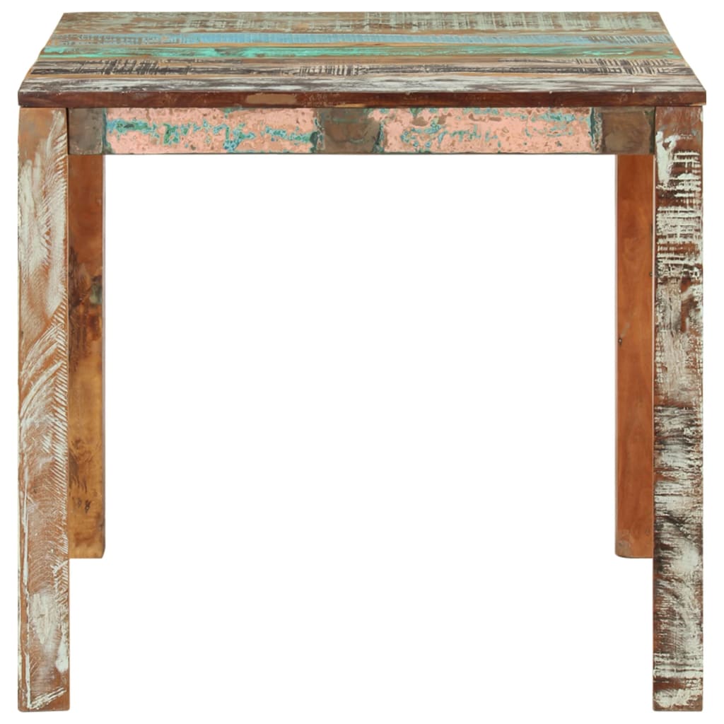 vidaXL Dining Table 82x80x76 cm Solid Reclaimed Wood