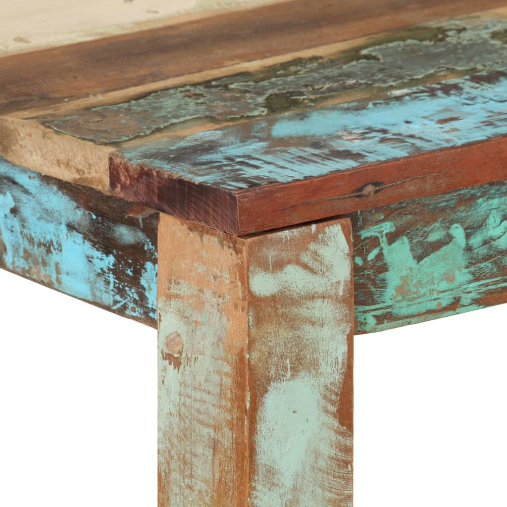 vidaXL Dining Table 82x80x76 cm Solid Reclaimed Wood