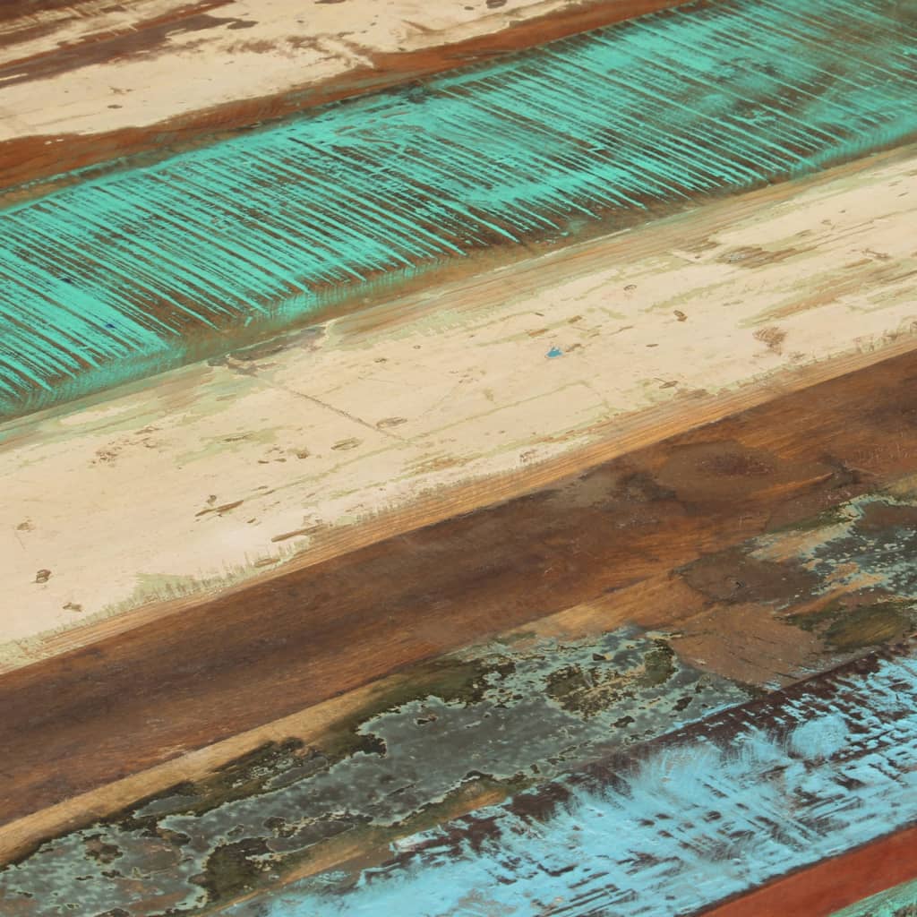 vidaXL Dining Table 82x80x76 cm Solid Reclaimed Wood
