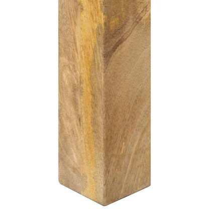 vidaXL Console Table 110x35x76 cm Rough Mango Wood