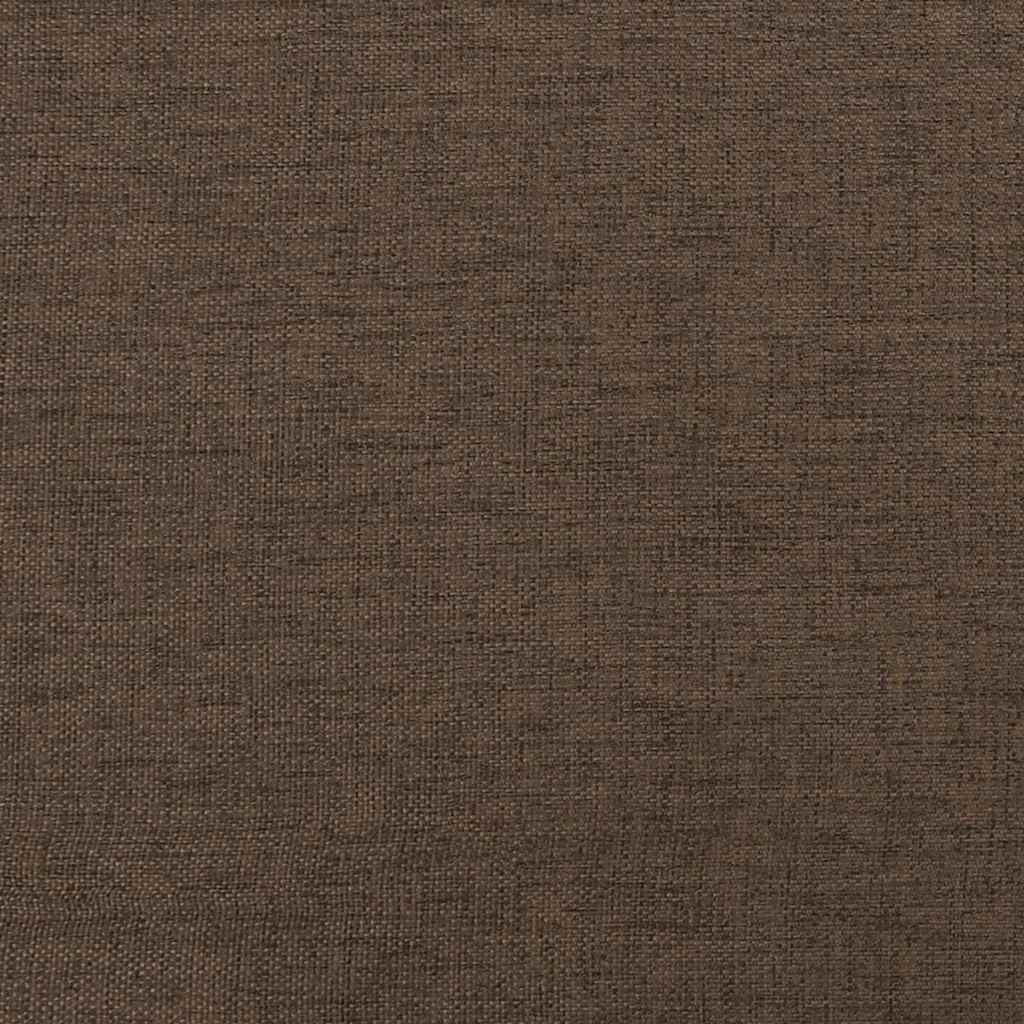 vidaXL Recliner Chair Brown Fabric