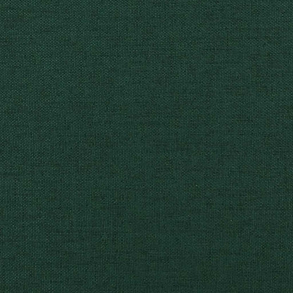 vidaXL Recliner Chair Dark Green Fabric