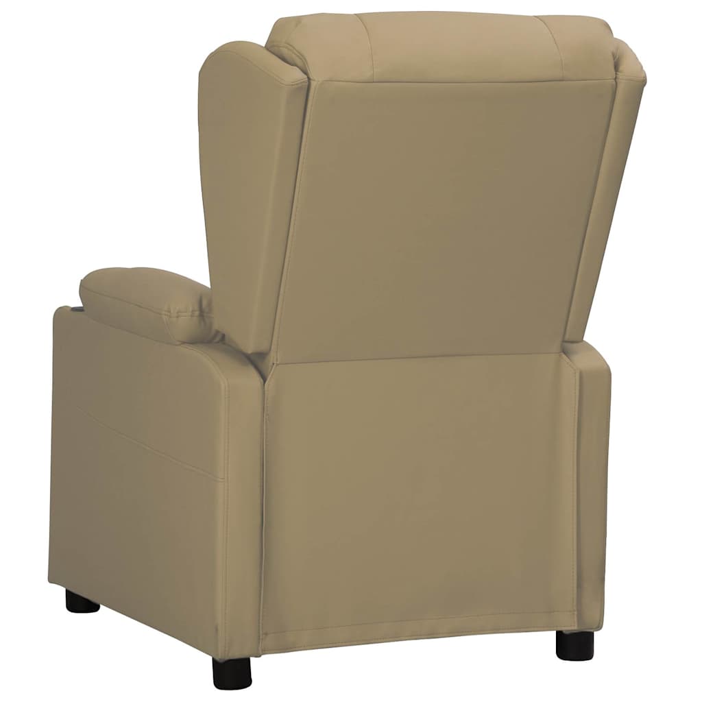 vidaXL Recliner Chair Cappuccino Faux Leather