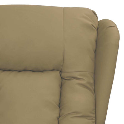 vidaXL Recliner Chair Cappuccino Faux Leather