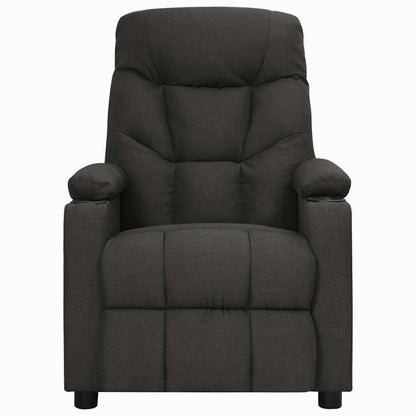 vidaXL Recliner Chair Black Fabric