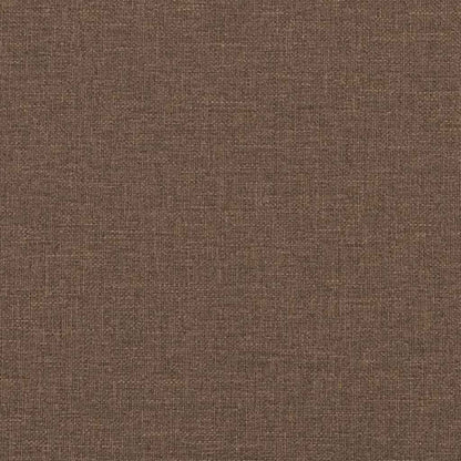 vidaXL Recliner Chair Brown Fabric
