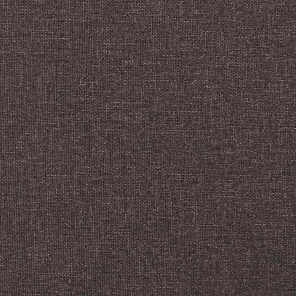vidaXL Recliner Chair Dark Brown Fabric
