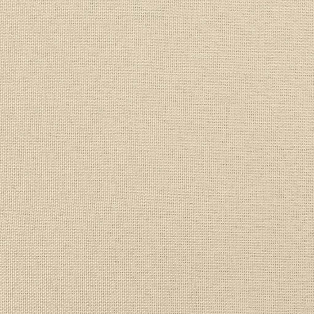 vidaXL Recliner Chair Cream Fabric