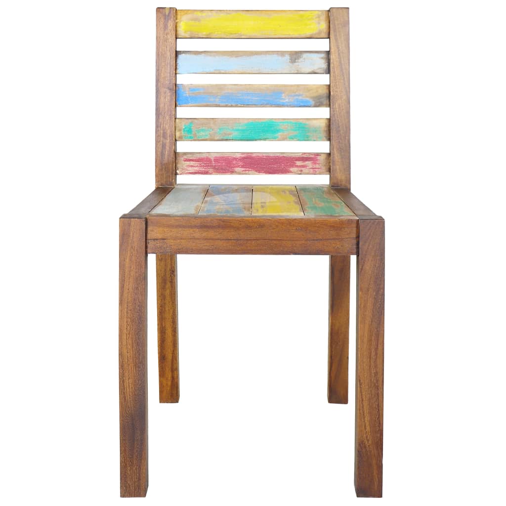 vidaXL Dining Chairs 6 pcs Solid Reclaimed Wood
