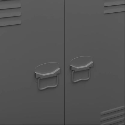 vidaXL Industrial Storage Chest Anthracite Steel