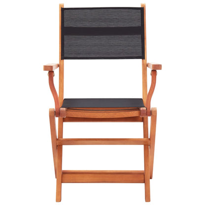 vidaXL Garden Chair | Set of 6 | Black and natural